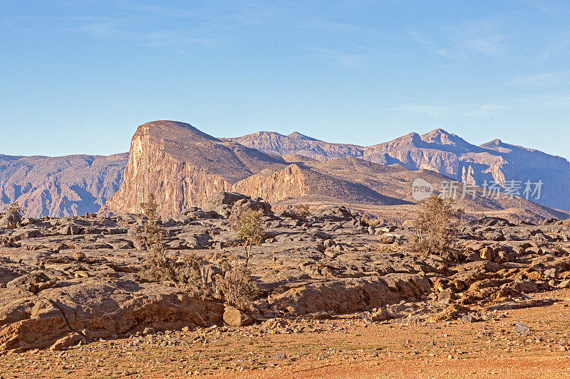 Al Hajar山脉的山峰